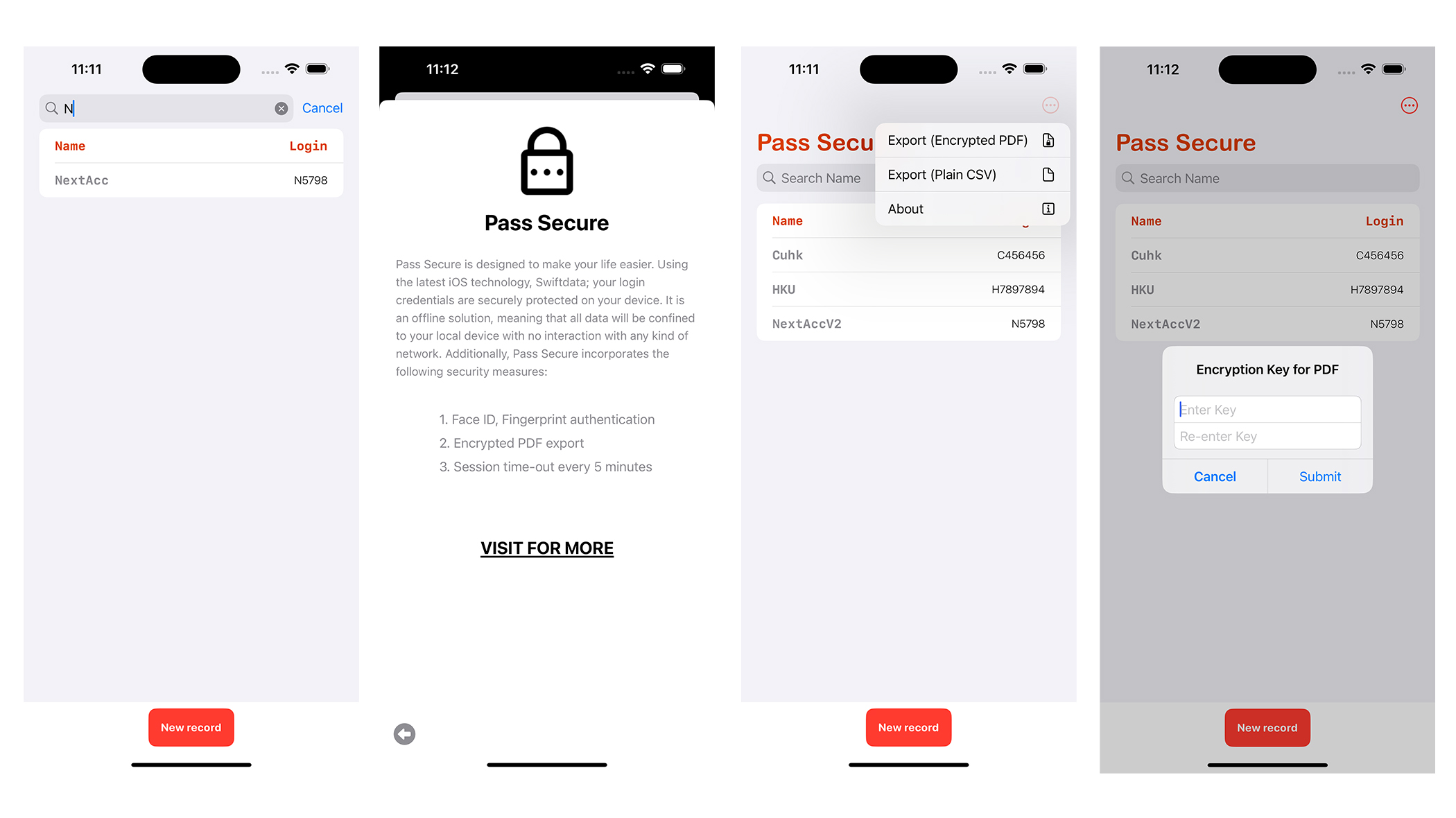 Pass Secure App